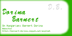 dorina barnert business card